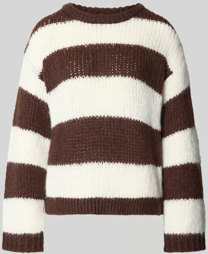 Pieces Regular fit pullover in two tone look model 'DORTHEA'
