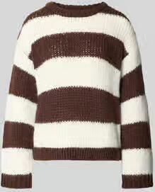 Pieces Regular fit pullover in two tone look model 'DORTHEA'