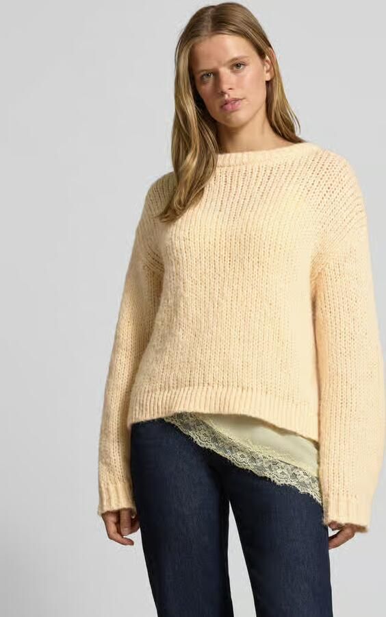 Pieces Regular fit pullover in two tone look model 'DORTHEA' - Foto 2