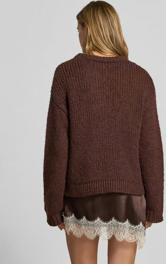 Pieces Regular fit pullover in two tone look model 'DORTHEA' - Foto 3