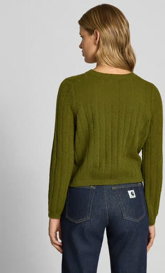 Pieces Regular fit pullover met geribde mouwboordjes model 'ADA' - Foto 2