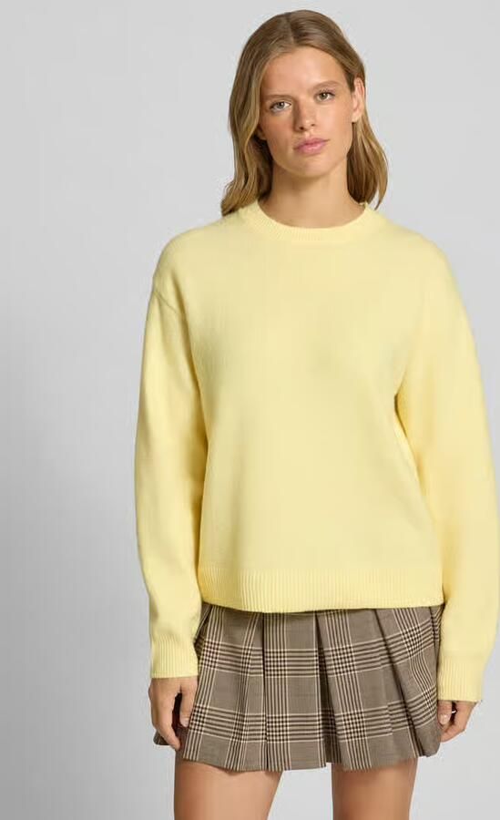 Pieces Regular fit pullover met wol model 'ALLY' - Foto 3