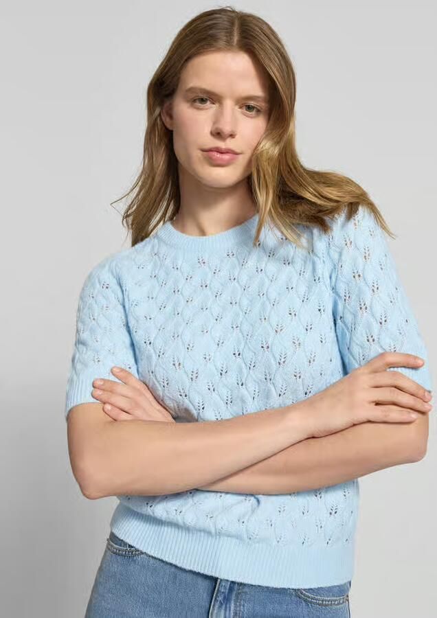 Pieces Regular fit pullover met wol Model 'LELOU' - Foto 5