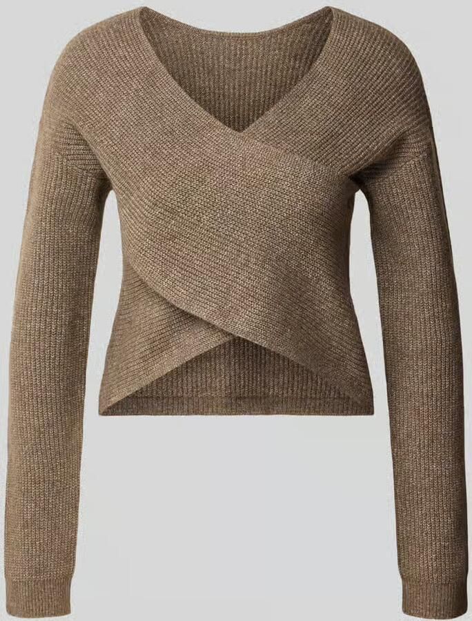 Pieces Regular fit pullover met wol model 'PCSILLY'
