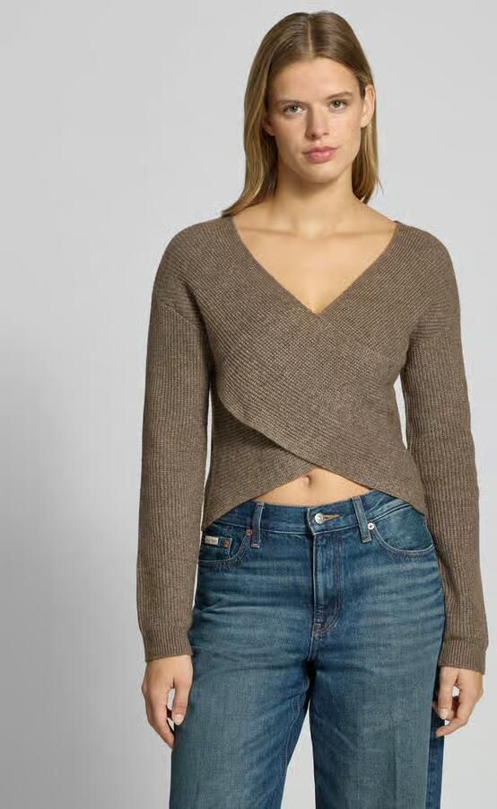 Pieces Regular fit pullover met wol model 'PCSILLY' - Foto 2