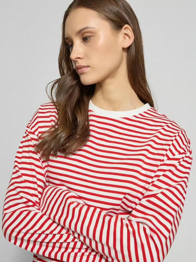 Pieces Regular fit shirt met lange mouwen van katoenmix model 'SADIE' - Foto 2