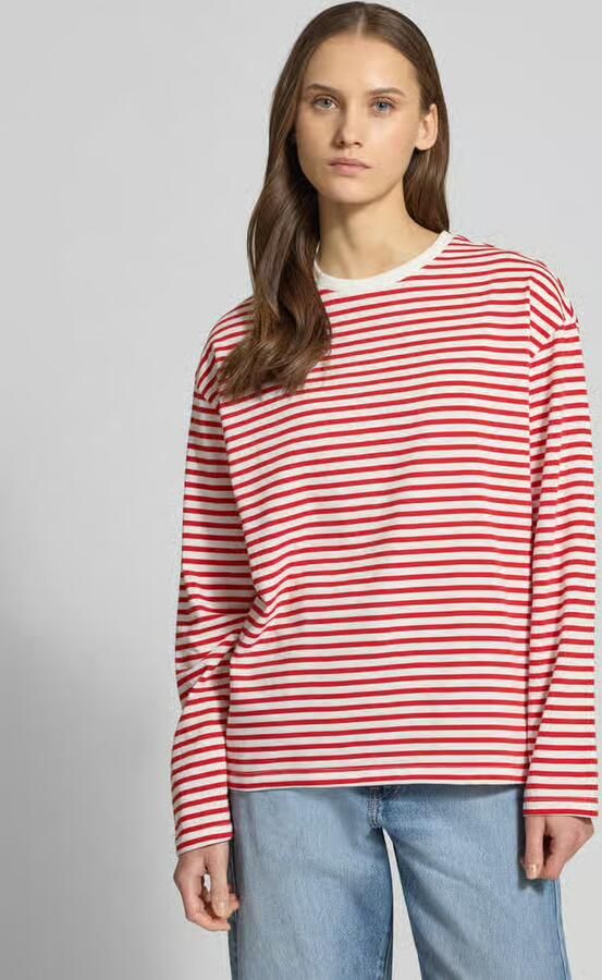 Pieces Regular fit shirt met lange mouwen van katoenmix Model 'SADIE' - Foto 7