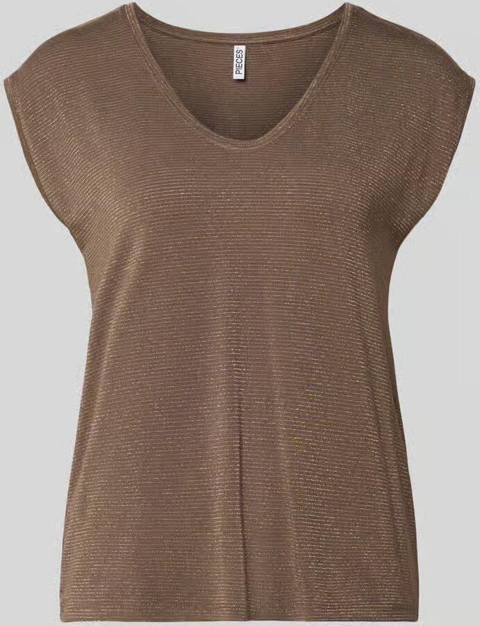 Pieces Regular fit shirt van viscosemix model 'BILLO' - Foto 4