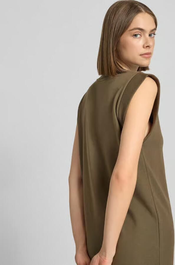 Pieces regular fit sweatshirtjurk van katoenmix model 'CHILLI SUMMER'