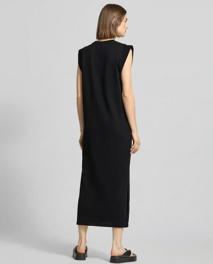 Pieces regular fit sweatshirtjurk van katoenmix model 'CHILLI SUMMER' - Foto 4
