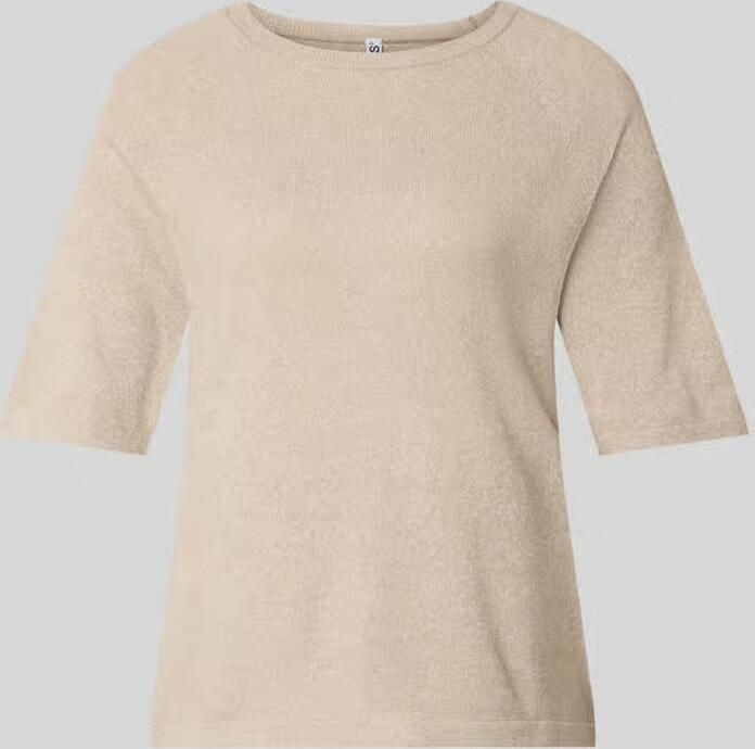Pieces Regular fit T-shirt met raglanmouwen model 'BREE'