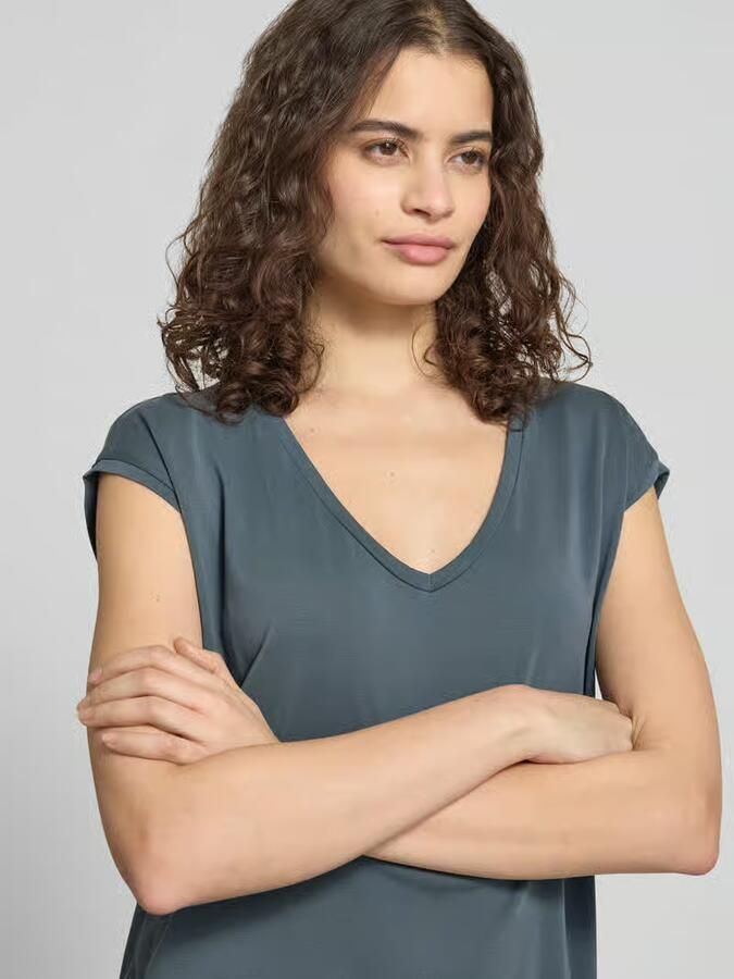Pieces Regular fit T-shirt van modalmix model 'KAMALA'