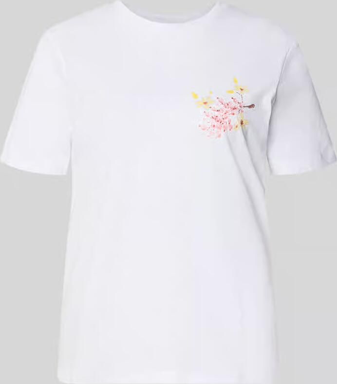 Pieces regular fit T-shirt van puur katoen model 'BRIANNA' - Foto 2