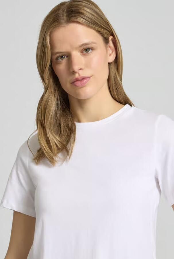 Pieces regular fit T-shirt van puur katoen model 'DISSO'