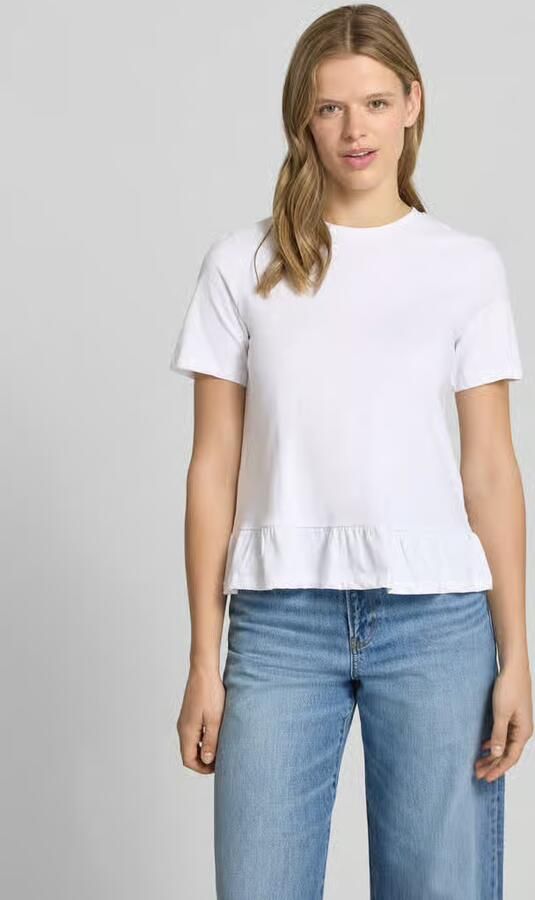 Pieces regular fit T-shirt van puur katoen model 'DISSO' - Foto 2