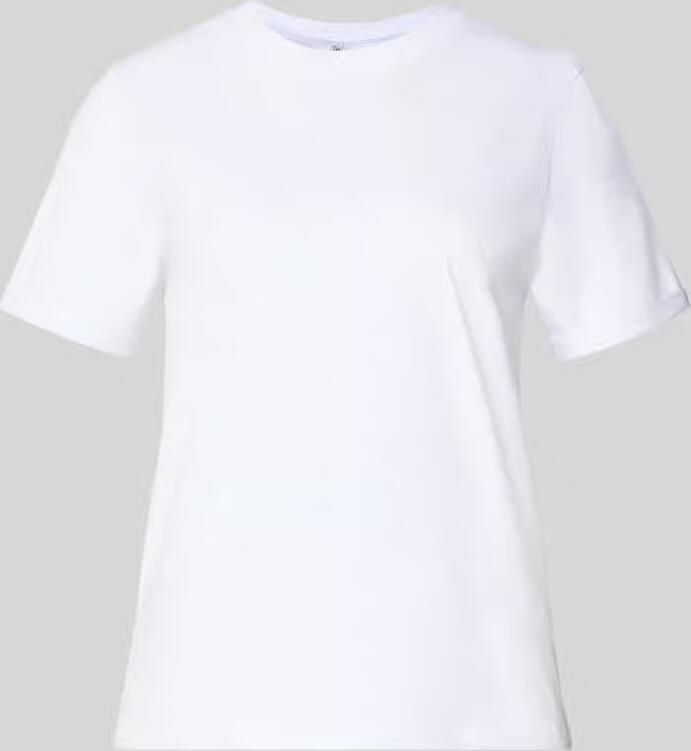 Pieces Shirt met ronde hals PCRIA SS FOLD UP SOLID TEE NOOS BC - Foto 7