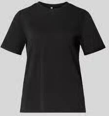 Pieces Shirt met ronde hals PCRIA SS FOLD UP SOLID TEE NOOS BC - Foto 11