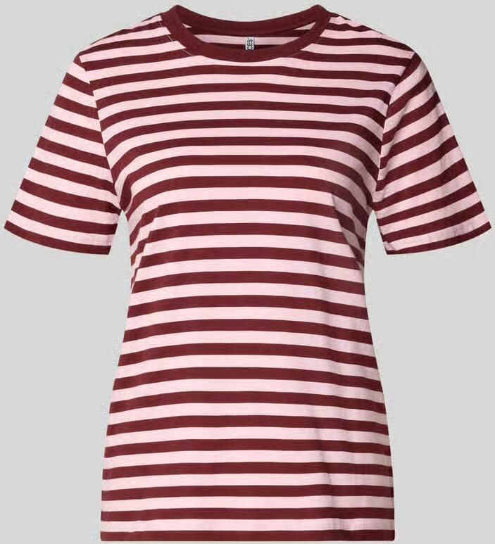Pieces Regular fit t-shirt van puur katoen model 'RIA' - Foto 3
