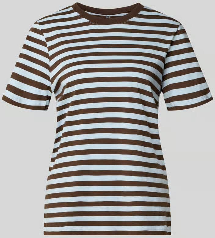 Pieces Regular fit t-shirt van puur katoen model 'RIA'