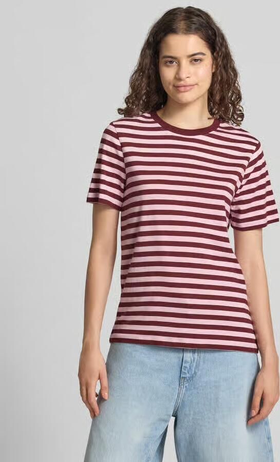 Pieces Regular fit t-shirt van puur katoen model 'RIA' - Foto 5
