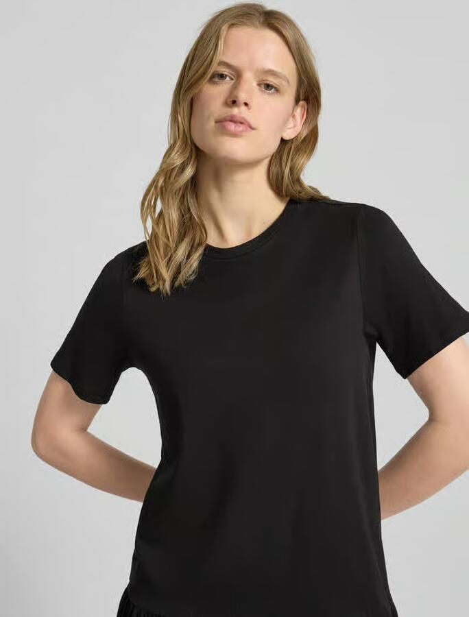 Pieces regular fit t-shirtjurk van 100% katoen model 'DISSO'