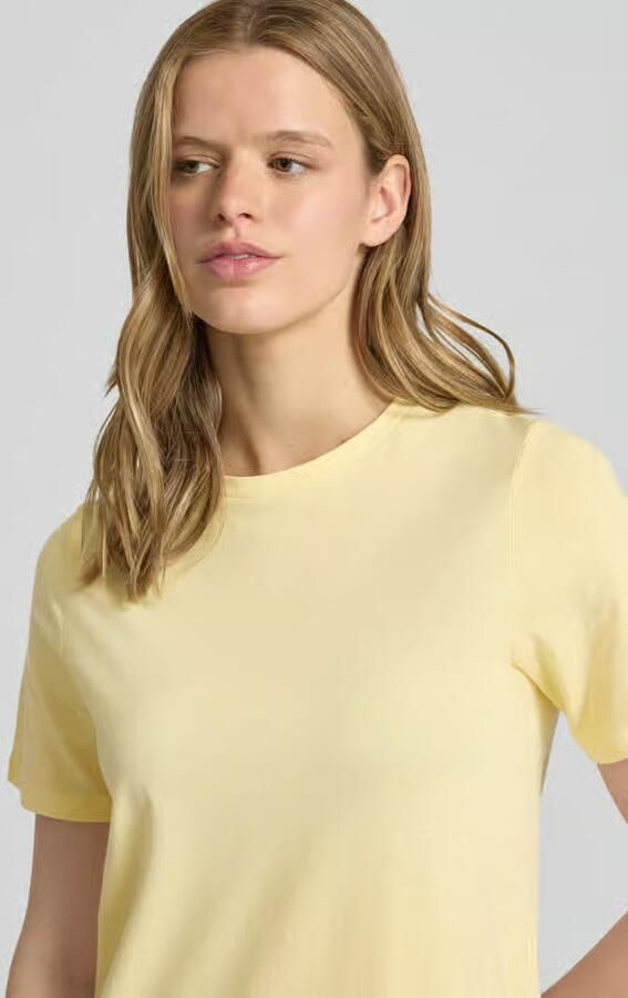 Pieces regular fit t-shirtjurk van 100% katoen model 'DISSO'