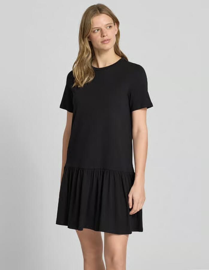 Pieces regular fit t-shirtjurk van 100% katoen model 'DISSO' - Foto 2