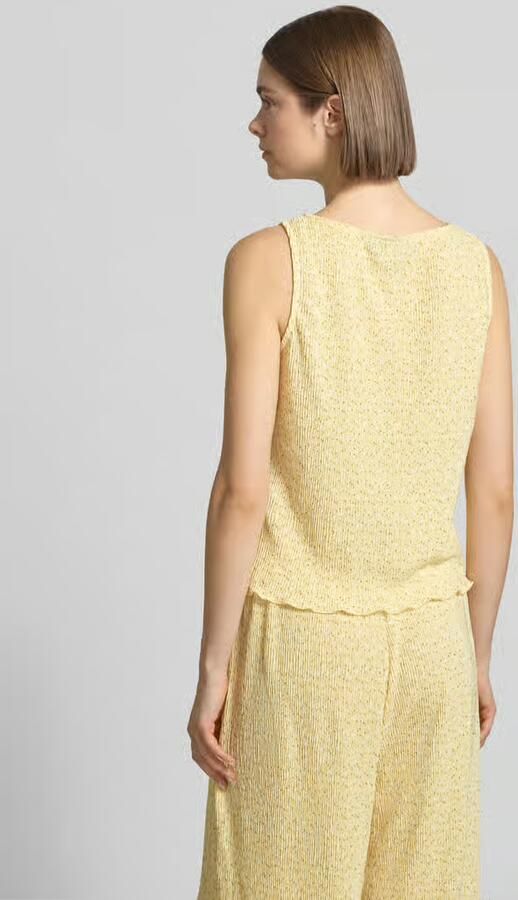 Pieces regular fit tank top met all-over motief model 'FLORA' - Foto 3