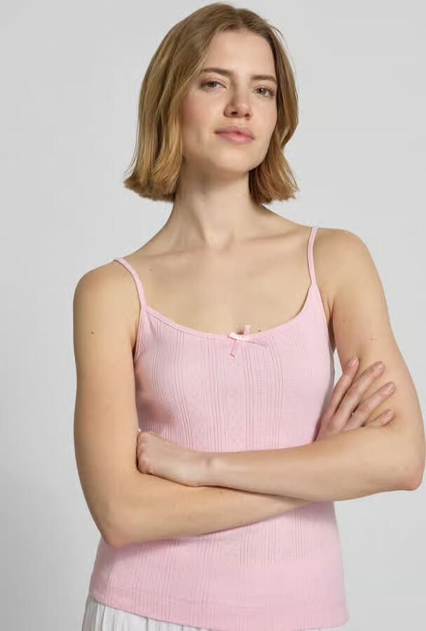 Pieces regular fit tanktop van puur katoen model 'MARIE'