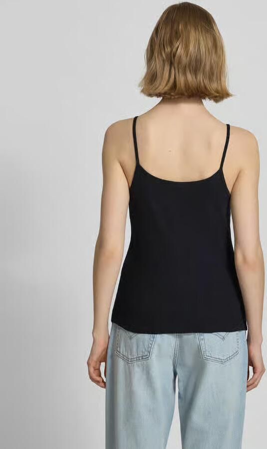 Pieces Slim fit top met bandjes van puur katoen model 'MARIE' - Foto 2