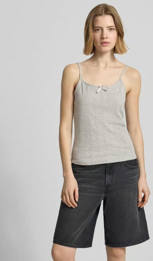 Pieces regular fit tanktop van puur katoen model 'MARIE' - Foto 3