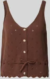 Pieces regular fit tanktop van puur katoen model 'PUKA'