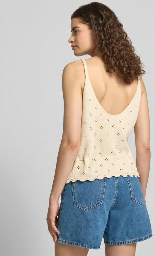 Pieces regular fit tanktop van puur katoen model 'PUKA' - Foto 3