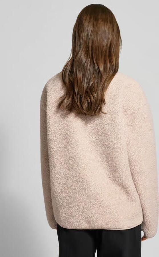Pieces Regular fit teddyjack met opgestikte steekzakken opzij model 'SADIA' - Foto 6