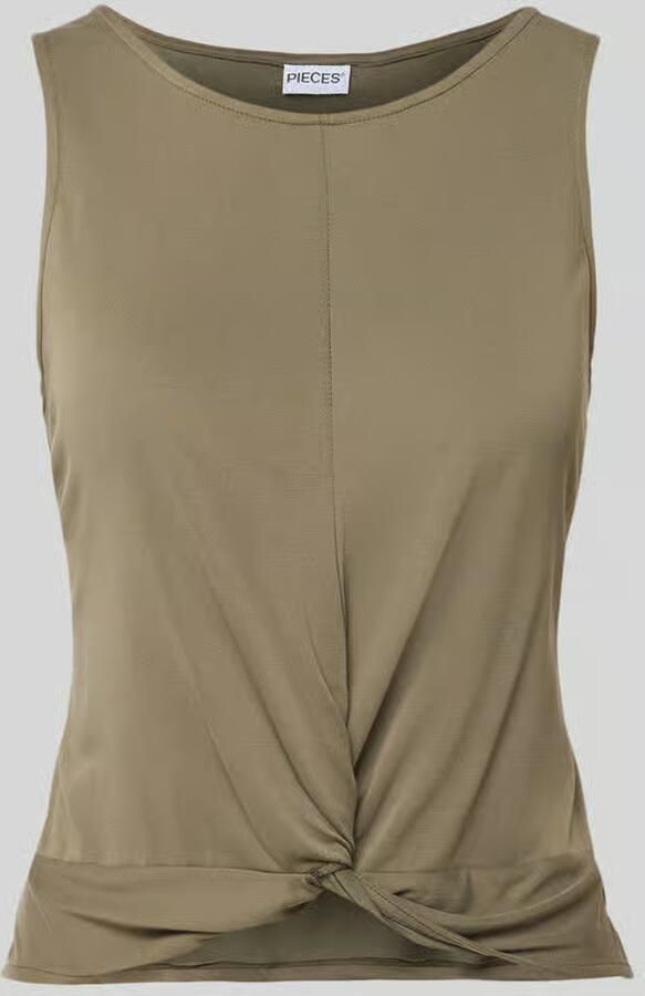 Pieces regular fit top van viscosemix model 'ANORA' - Foto 2