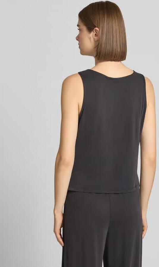 Pieces Loose fit tanktop van viscosemix model 'ANORA' - Foto 3