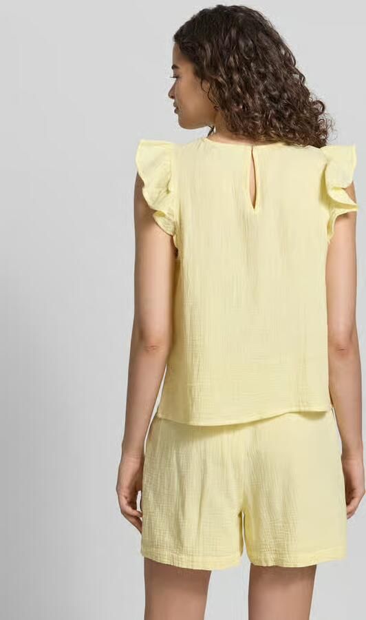 Pieces regular fit top van zuivere katoen model 'SASTINA' - Foto 3