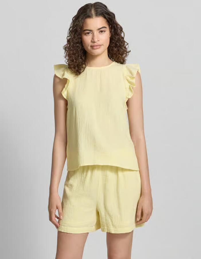 Pieces regular fit top van zuivere katoen model 'SASTINA' - Foto 2