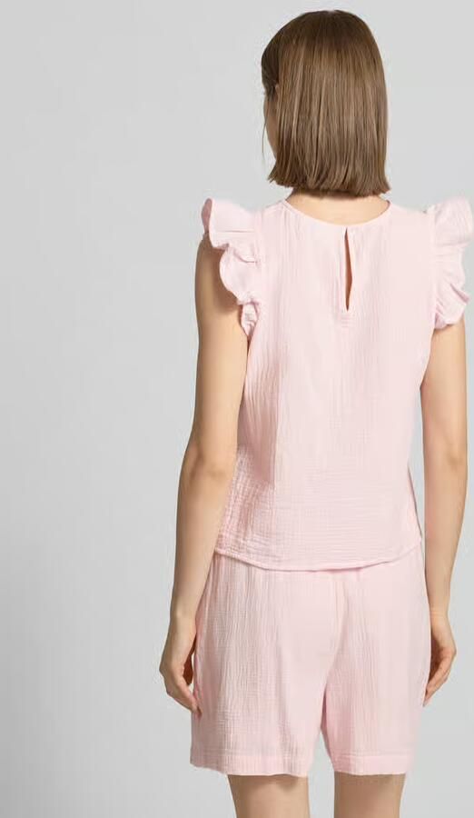 Pieces regular fit top van zuivere katoen model 'SASTINA' - Foto 3