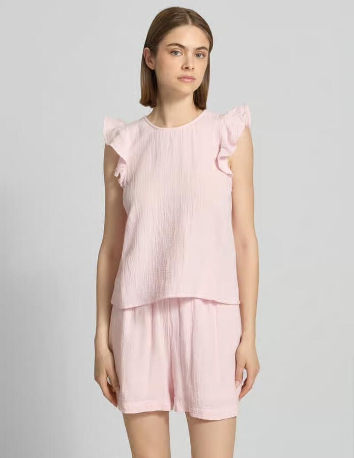 Pieces regular fit top van zuivere katoen model 'SASTINA' - Foto 2