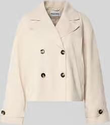 Pieces regular fit trenchcoat met brede reverskraag model 'SCARLETT' - Foto 4