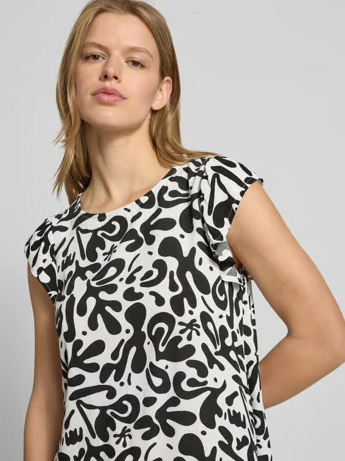 Pieces regular fit zomerjurk van zuivere viscose model 'BARRI'