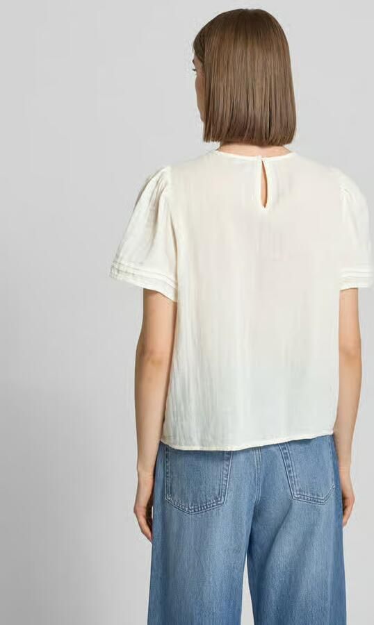 Pieces relaxed fit blouse van puur katoen model 'SIKKA'