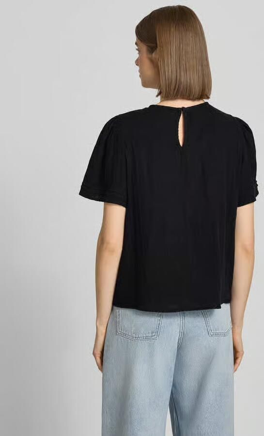 Pieces relaxed fit blouse van puur katoen model 'SIKKA' - Foto 2