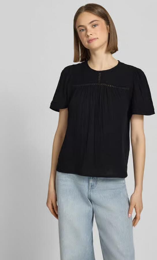 Pieces relaxed fit blouse van puur katoen model 'SIKKA' - Foto 3