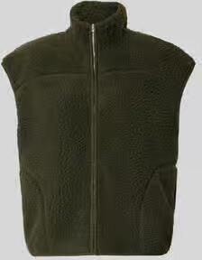 Pieces relaxed fit bodywarmer in teddylook model 'SADIA'