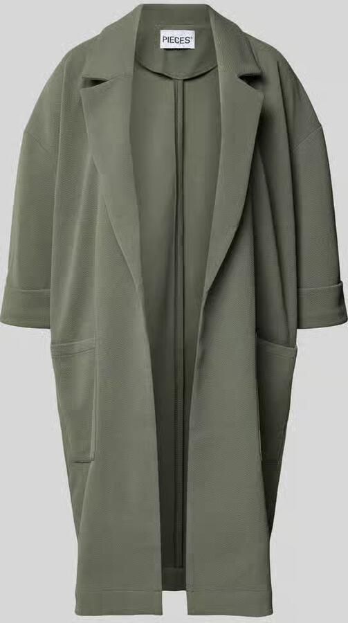 Pieces relaxed fit cardigan met 3 4-mouw model 'DAISY' - Foto 2
