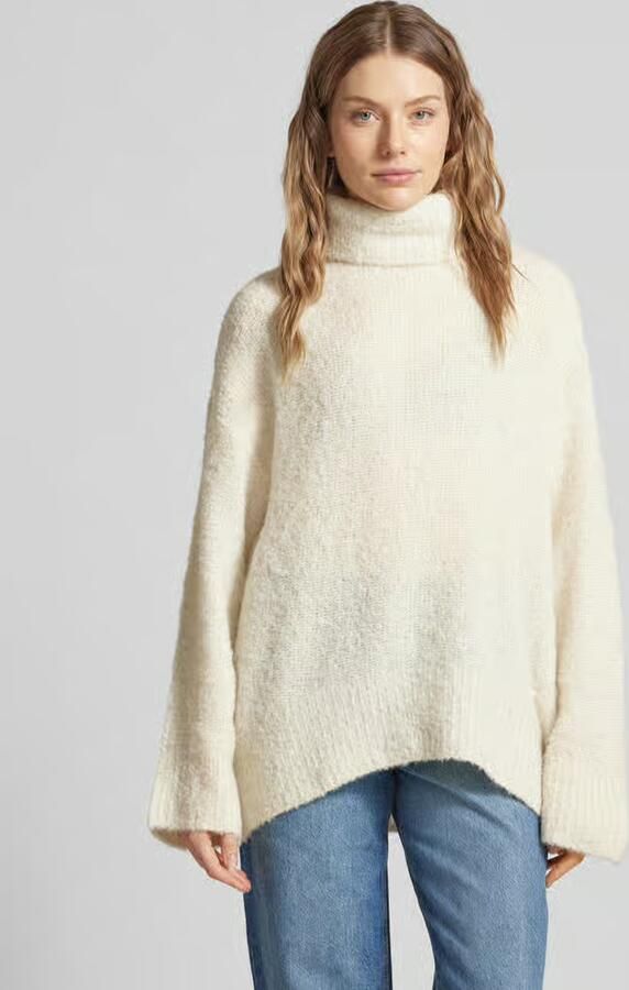 Pieces Relaxed fit-coltrui met wol model 'NATHERINE' - Foto 3
