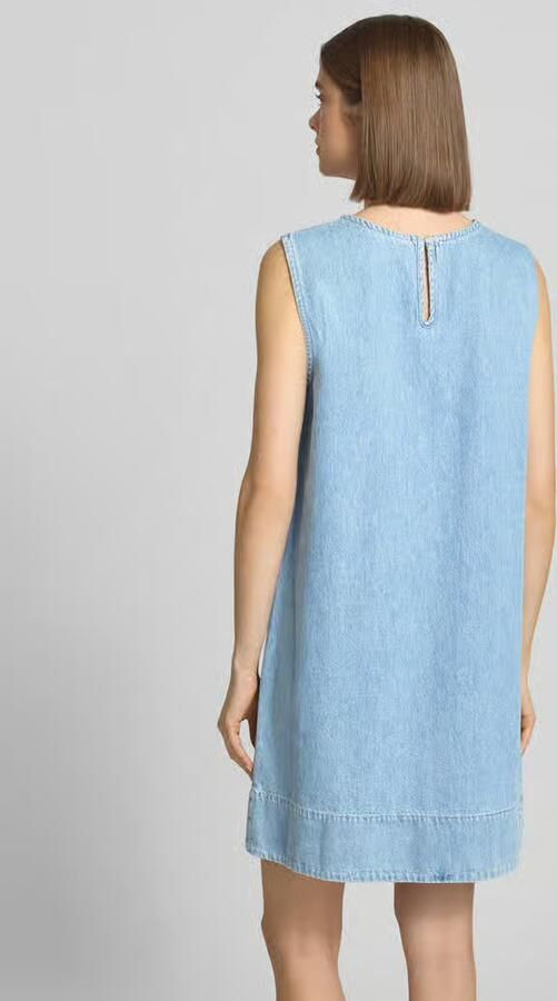 Pieces relaxed fit denimjurk van puur katoen model 'FLORA'