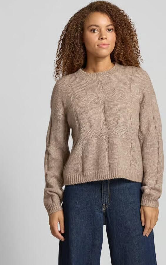 Pieces Relaxed fit gebreide pullover met wol model 'JENNA' - Foto 3